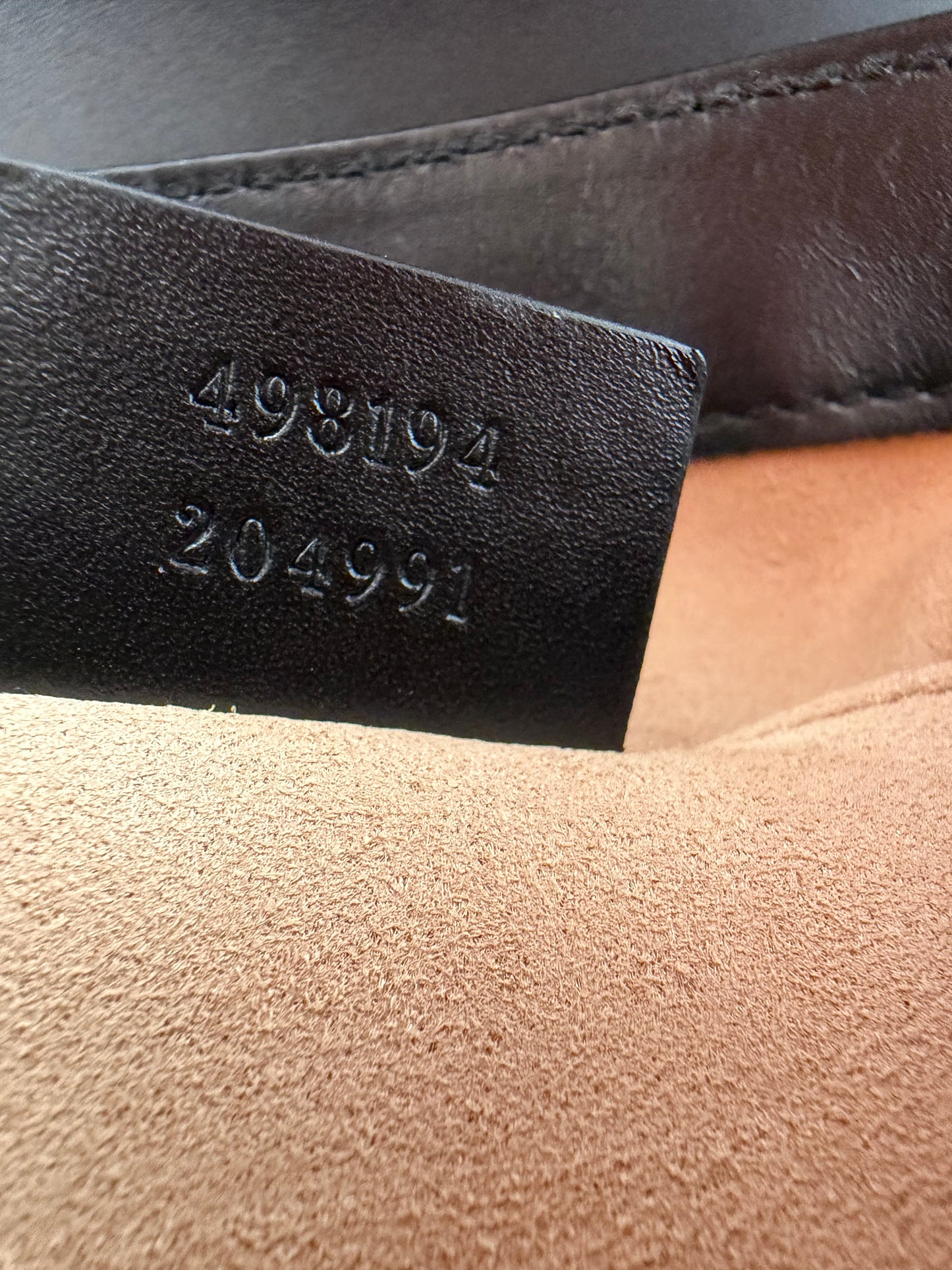 Gucci Padlock Mini Backpack in black Guccissima leather