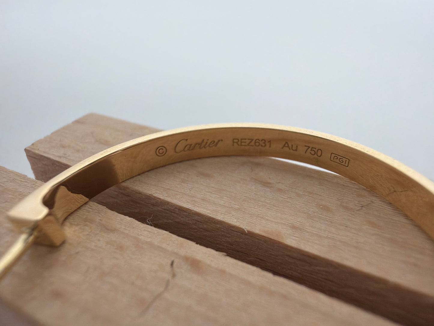 Cartier Love Large Size Hoop Earrings 18K Yellow Gold