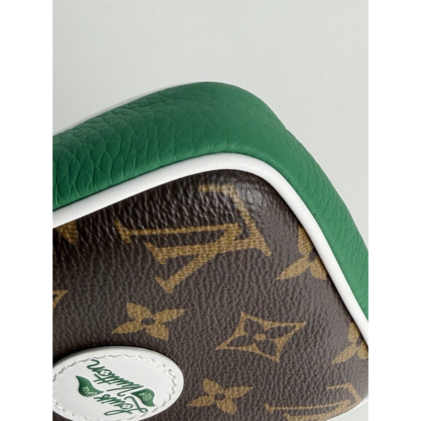 Louis Vuitton Maillet Putter Headcover in Brown Canvas & Green Leather NFC