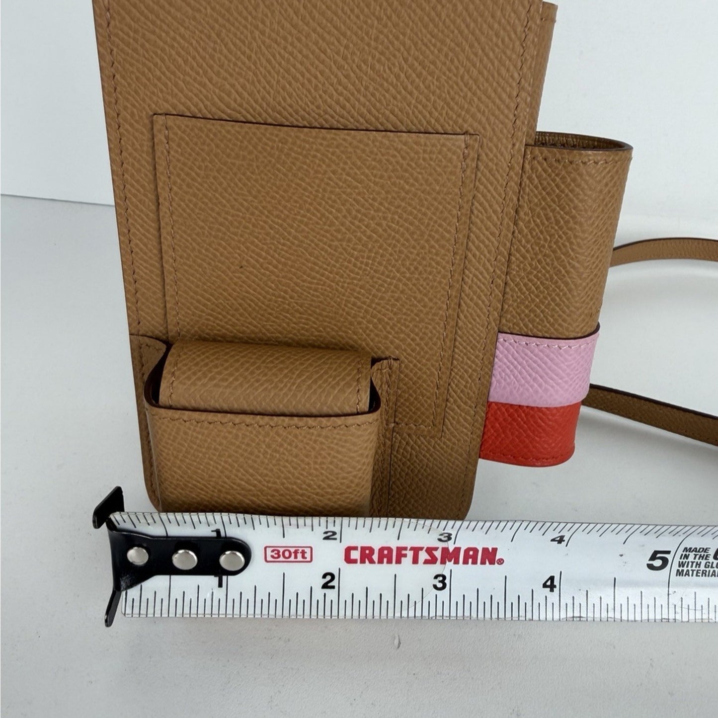 Hermes Hermesway Crossbody Phone Case Bag in Tri-Color Epsom 2022