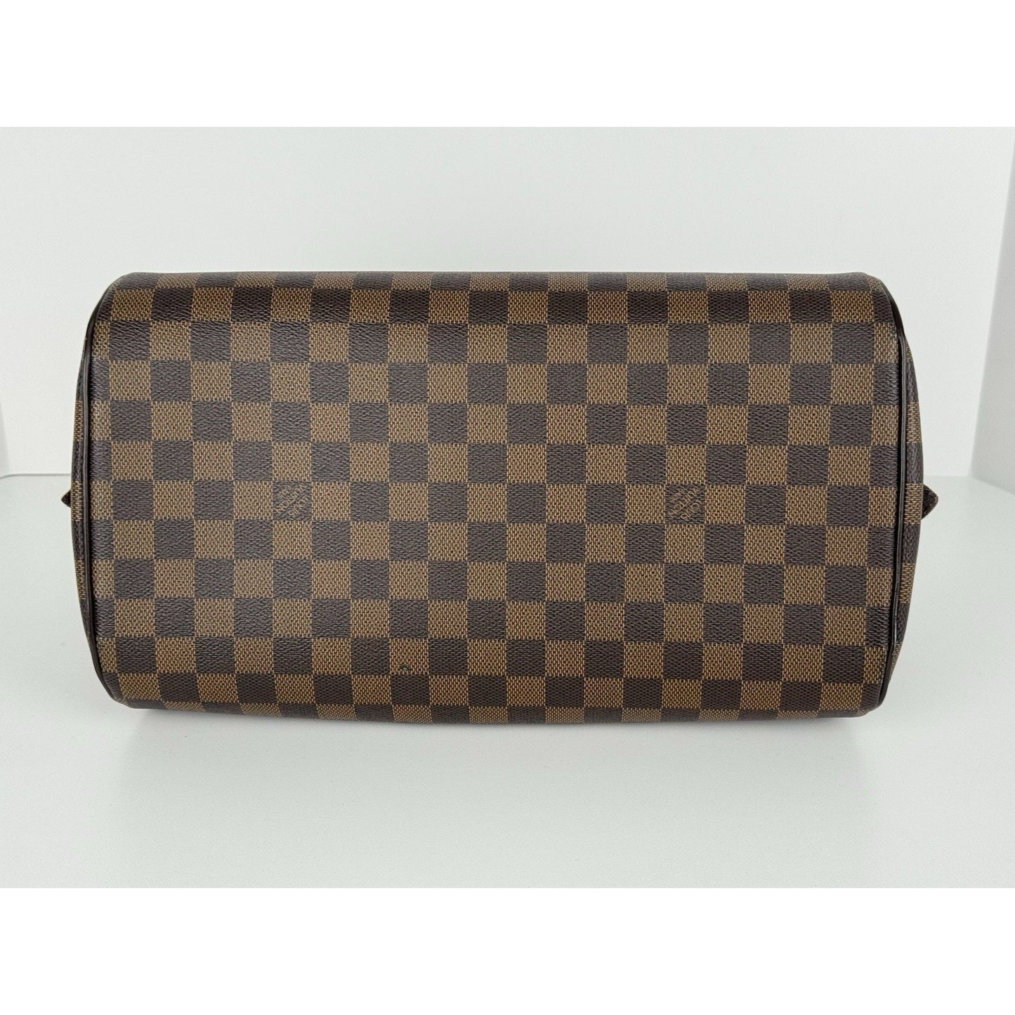 Louis Vuitton Ribera Handbag Damier Ebene Brown Canvas Women's Bag