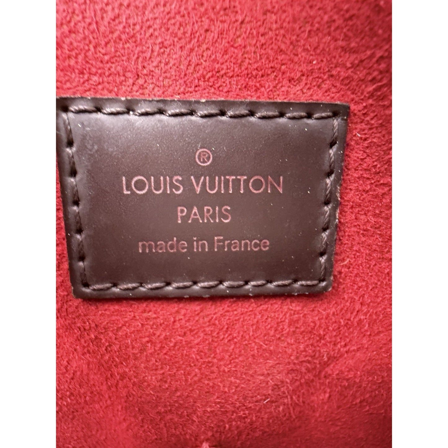 Louis Vuitton Trevi PM Handbag in Damier Ebene Coated Canvas 2014 S12