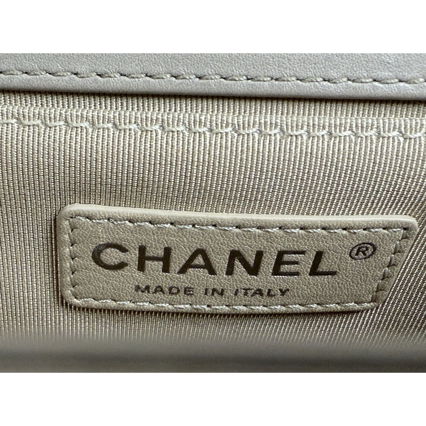 Chanel Boy Medium Chevron & Quilted Mustard Patent Leather Shoulder Bag
