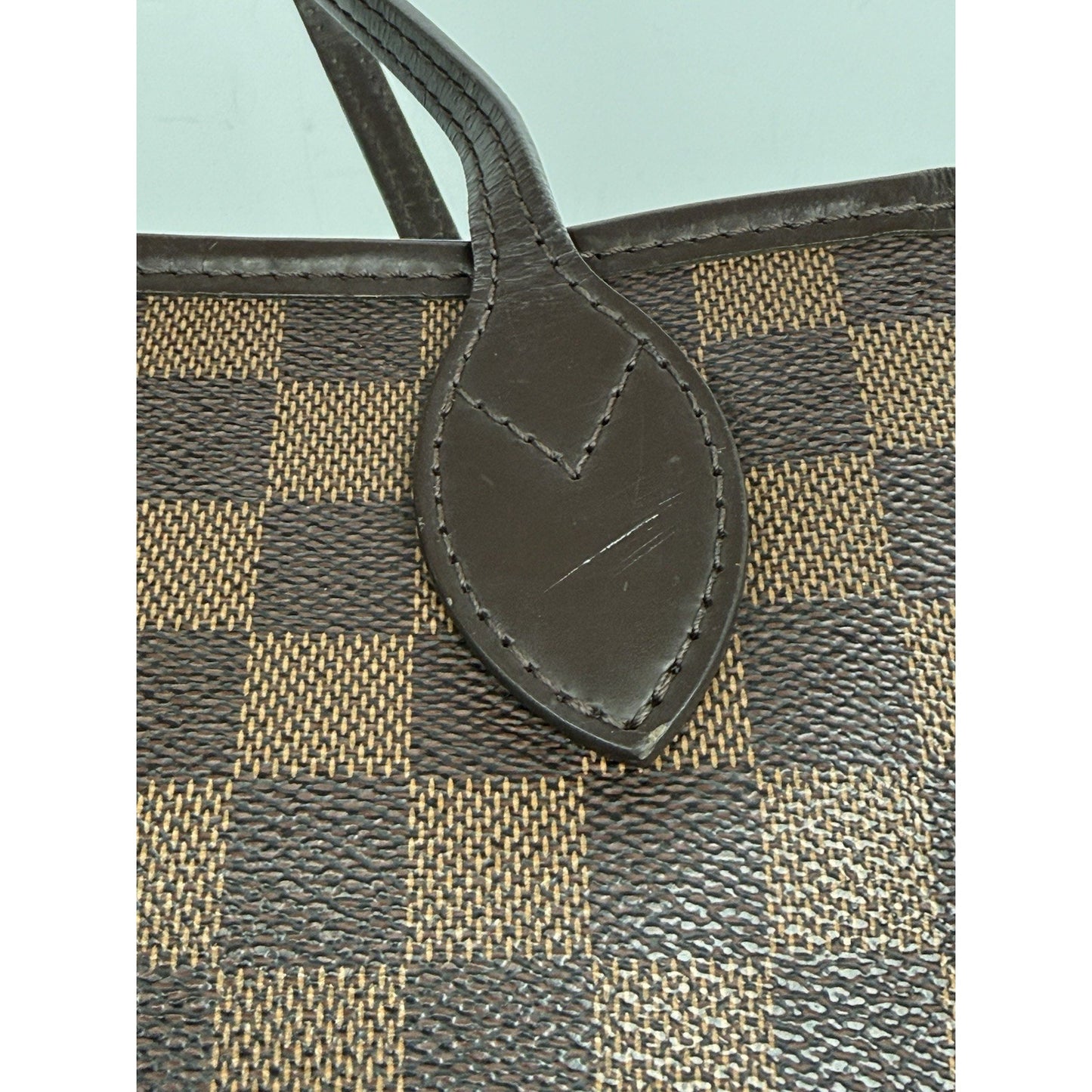 Louis Vuitton Neverfull Damier Ebene Tote PM Brown