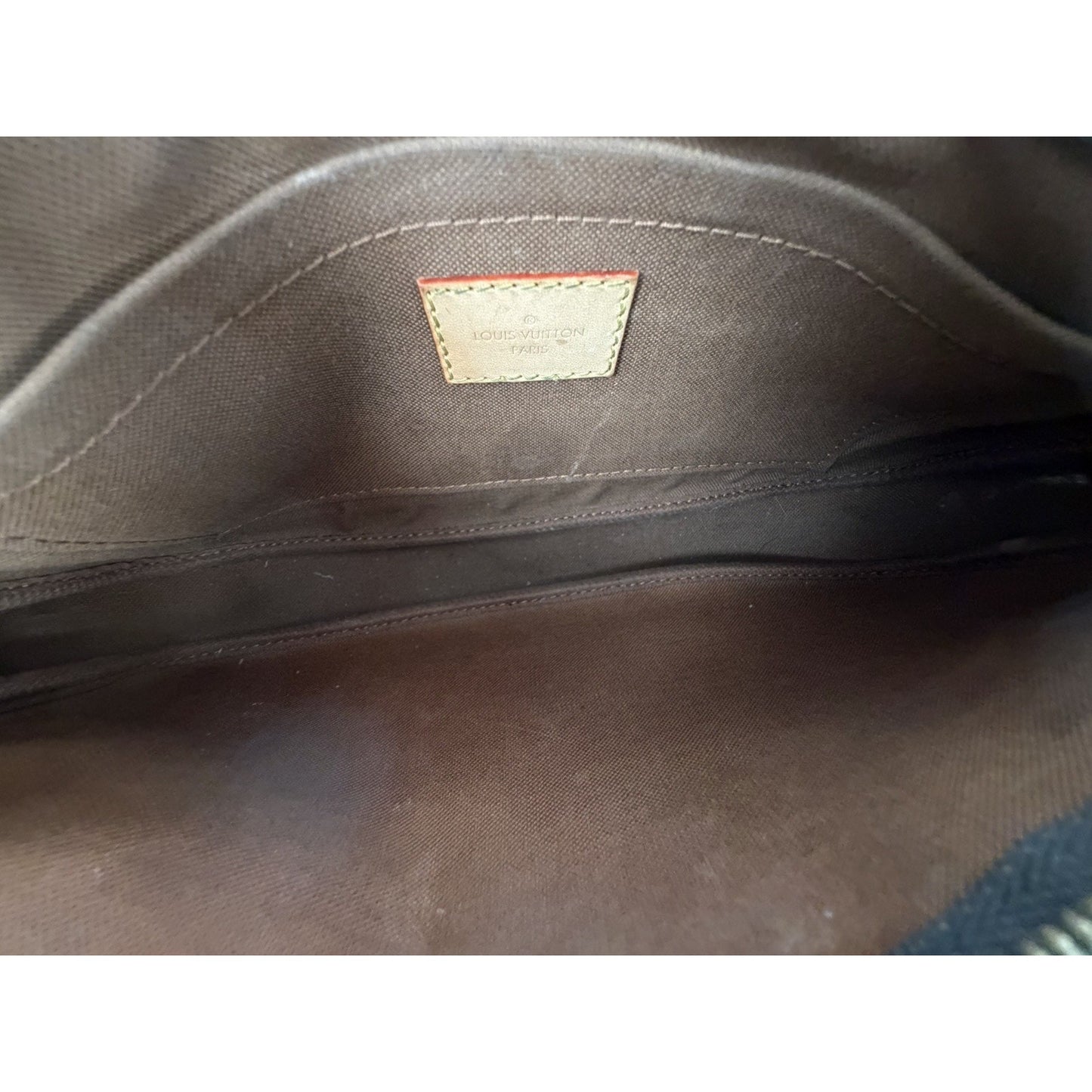 Louis Vuitton Multi Pochette Accessoires Bag in Brown Coated Canvas NFC S-08