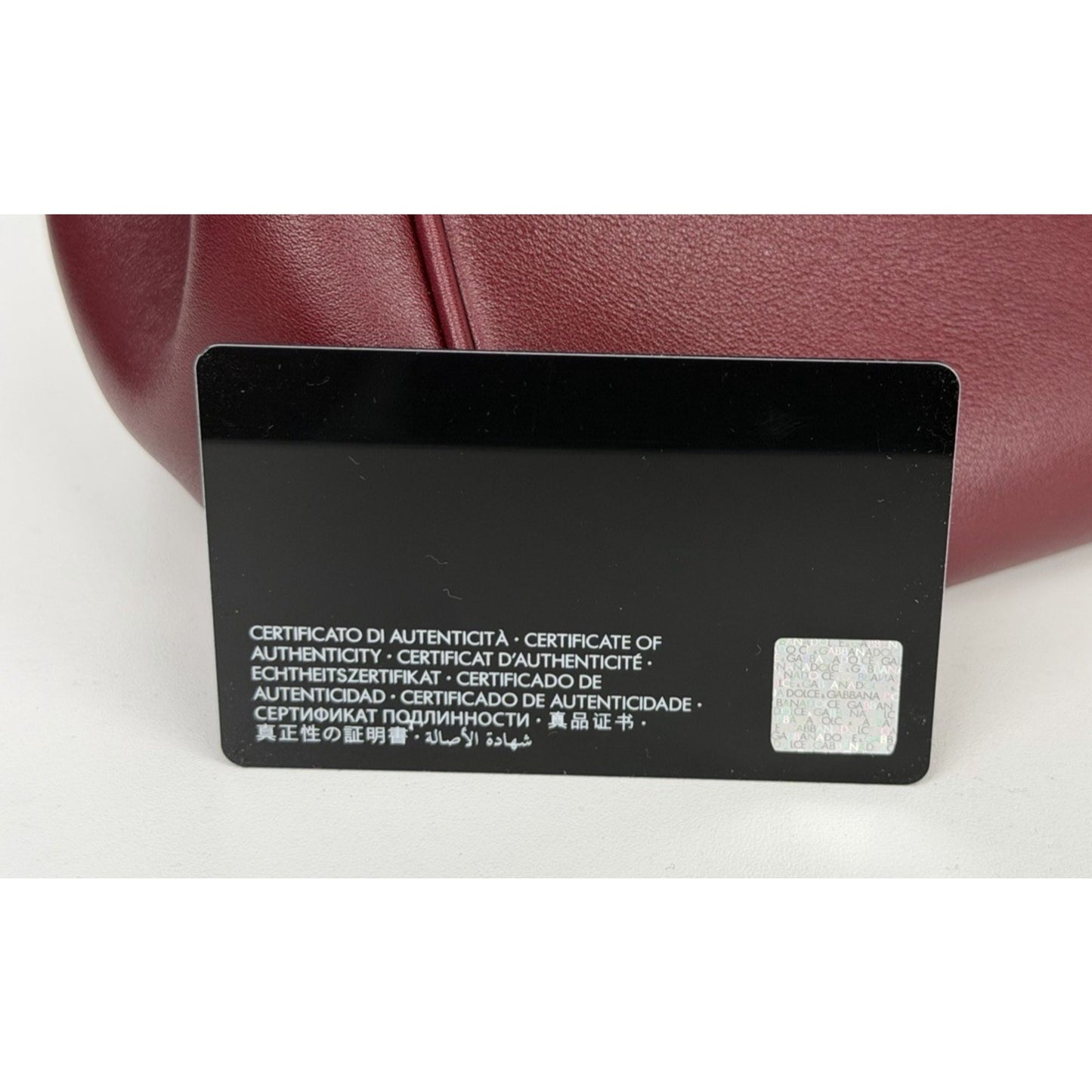 Dolce & Gabbana My Sicily Leather Medium Handbag in Bordeaux R1