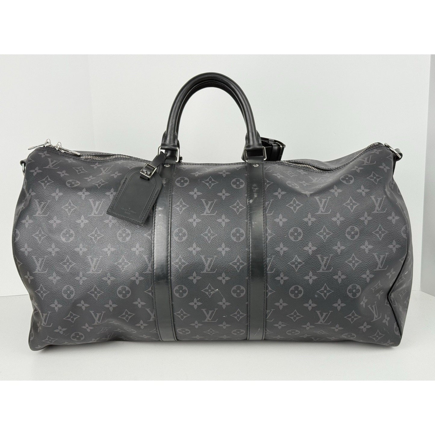 Louis Vuitton Keepall Bandouliere 55 Damier Graphite Duffle Bag