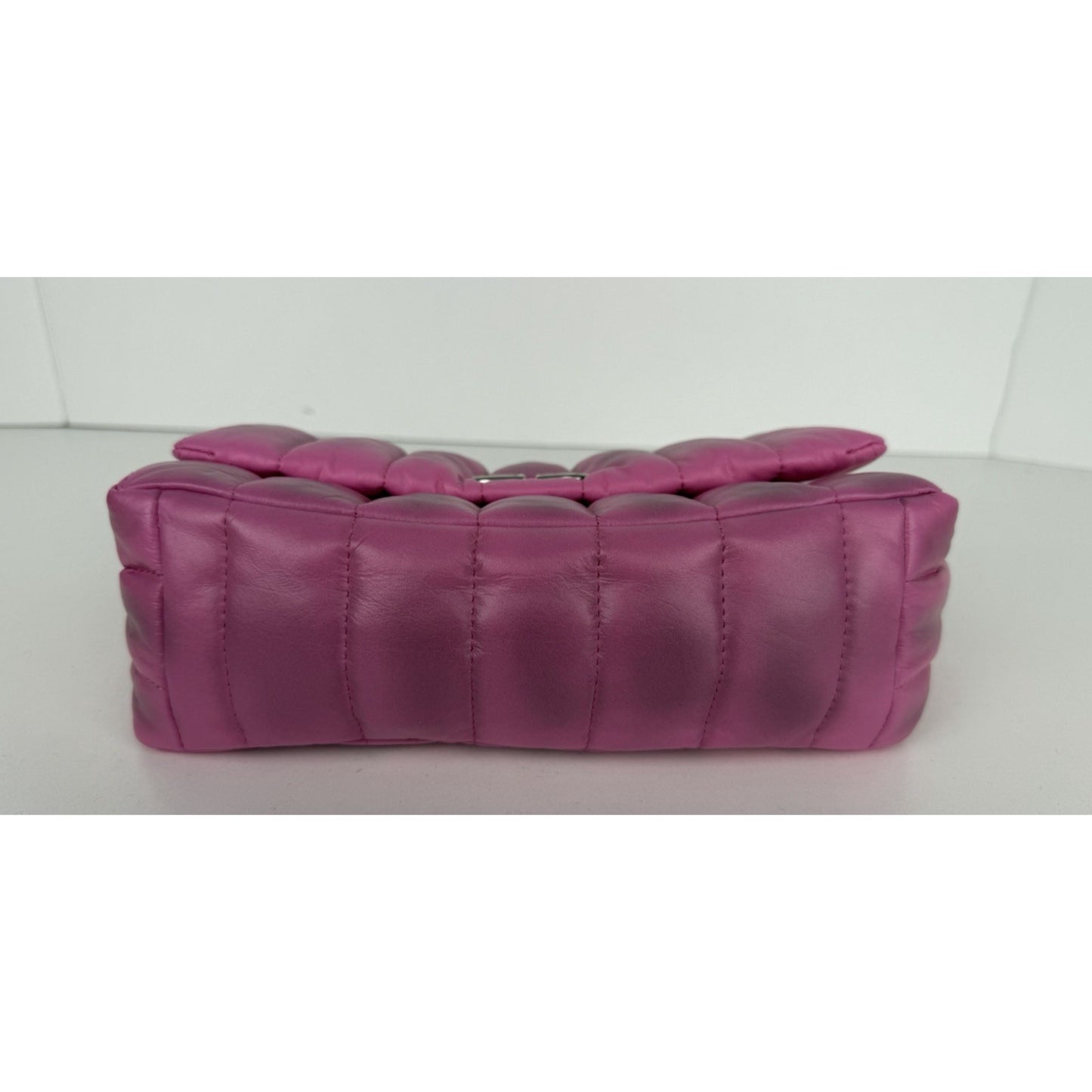 Balenciaga Monaco Mini Bag in Pink Quilted leather Silver HW E6