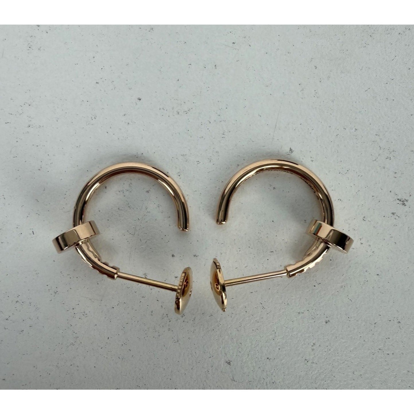 Cartier Juste un Clou Hoop Earrings Small Model in 18k Rose Gold