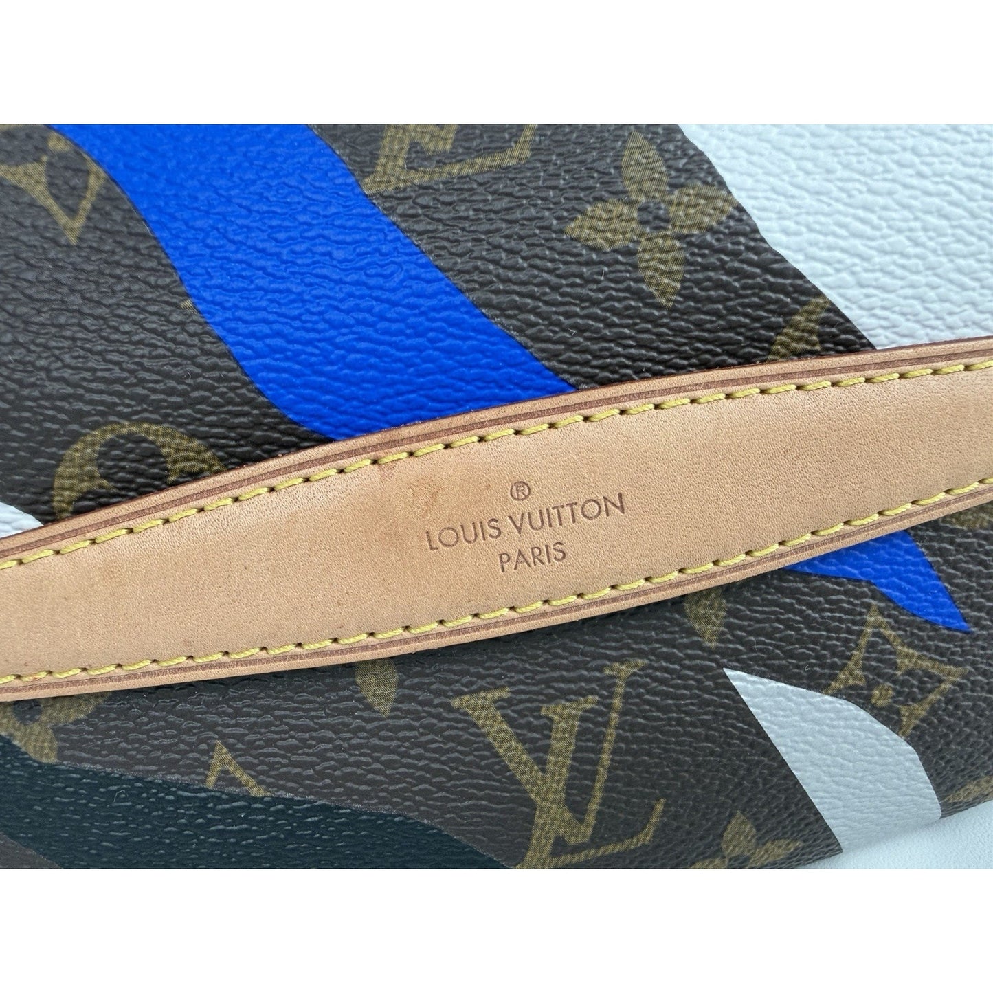Louis Vuitton x League of Legends Bumbag Monogram Blue&Silver Camouflage 2020 C8