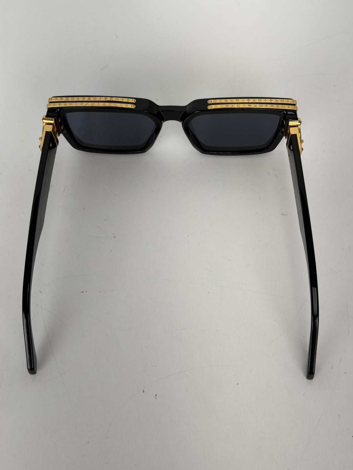 Louis Vuitton 1.1 Millionaires Sunglasses in Black Frame with Dark Blue Lenses YK-1