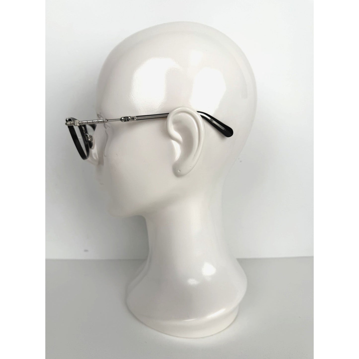 Chrome Hearts Tycoxagain Eyeglasses 51 in Black with Clear Lenses