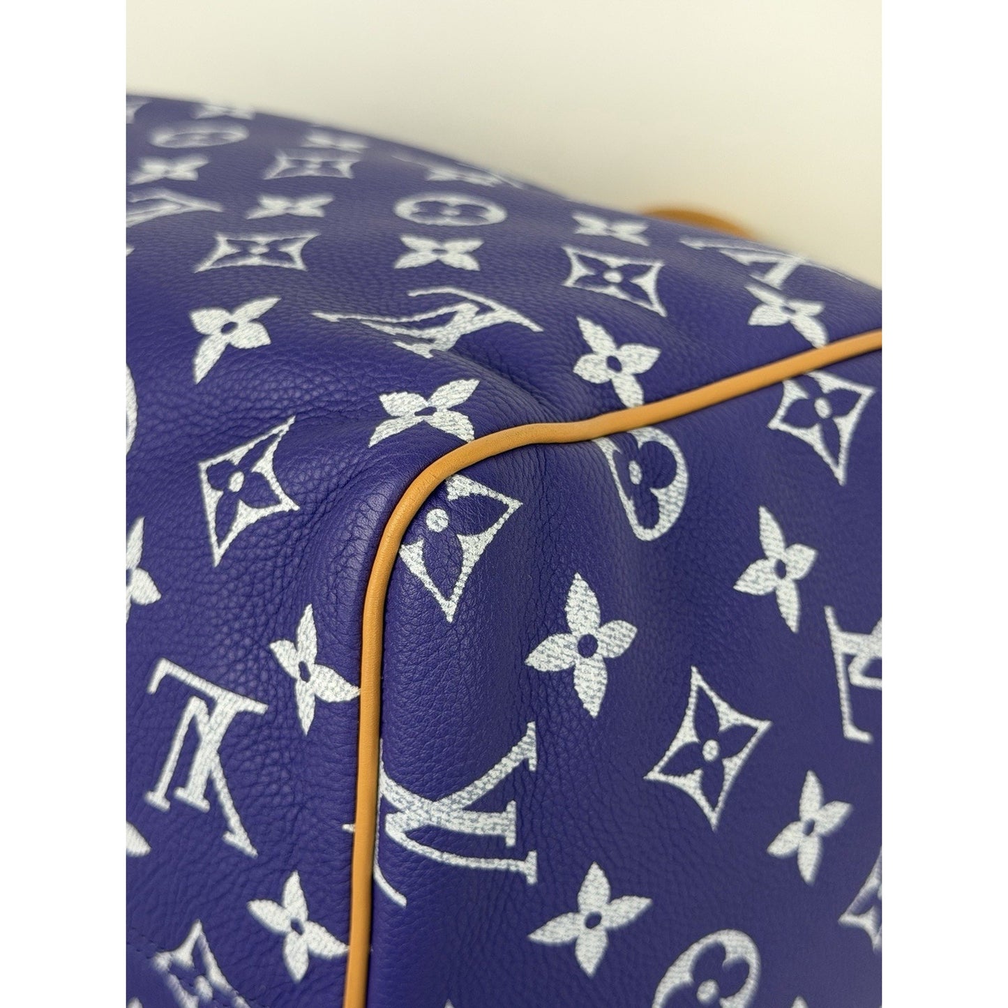 Louis Vuitton Speedy P9 Bandouliere 40 in Purple Monogram Calfskin Microchipped