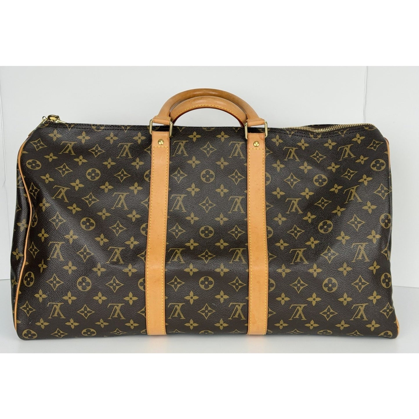 Louis Vuitton Monogram Keepall 50 Duffle Bag in Coated Canvas (2005)