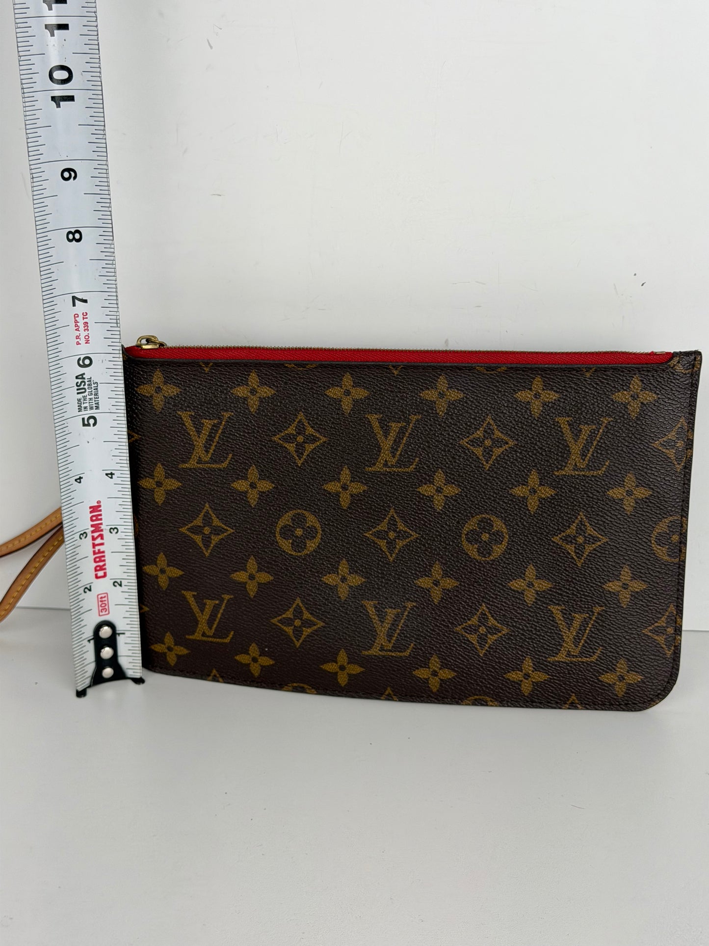 Louis Vuitton Neverfull Pochette MM in LV Monogram Coated Canvas 2014 S-19