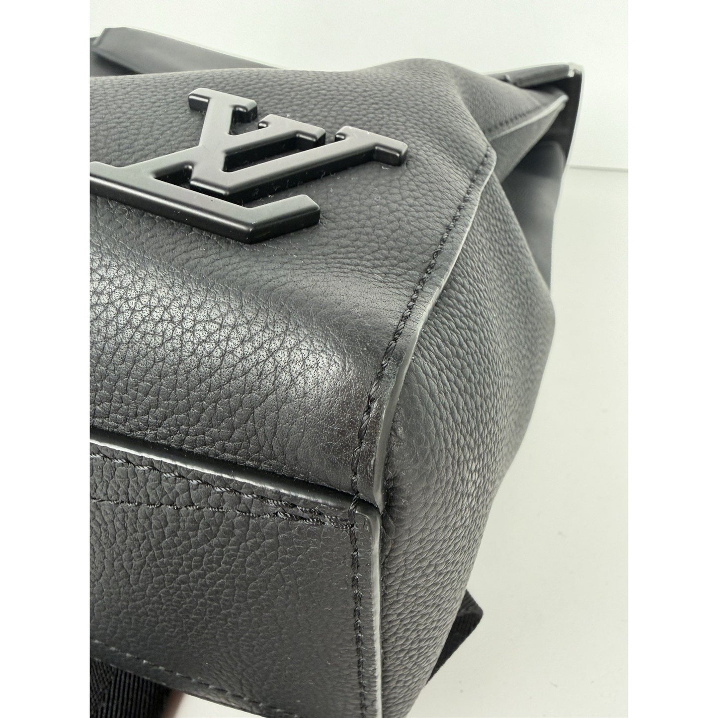 Louis Vuitton Fastline Backpack in Black Grained Calfskin Leather NFC S