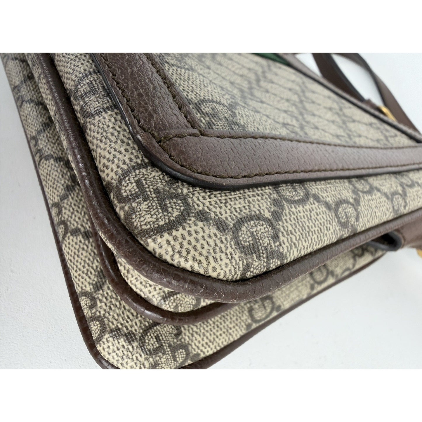 Gucci Ophidia Crossbody Bag Medium in Brown GG Supreme Coated Canvas S