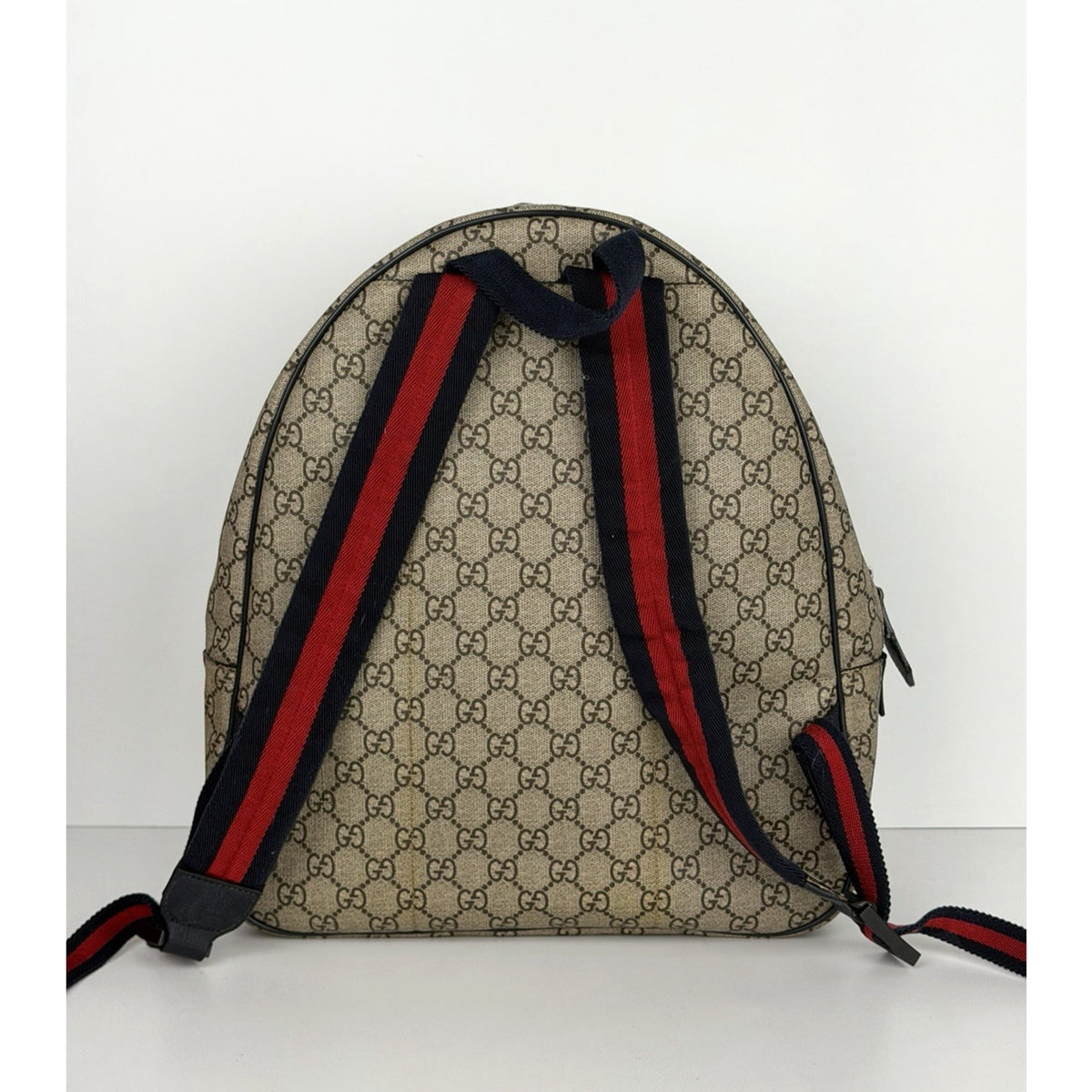Gucci Animalium Children's Backpack in Brown GG Supreme Monogram Coated Canvas S