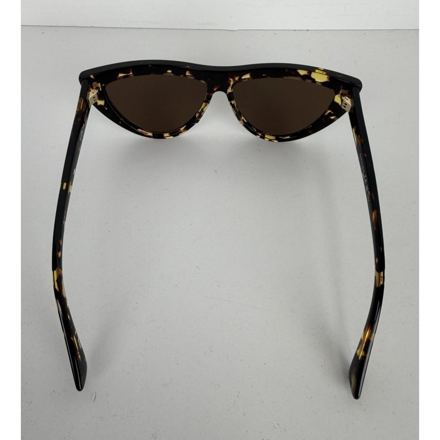 Bottega Veneta Cat-Eye Sunglasses Tortoiseshell Acetate Frame Browns Lenses O1
