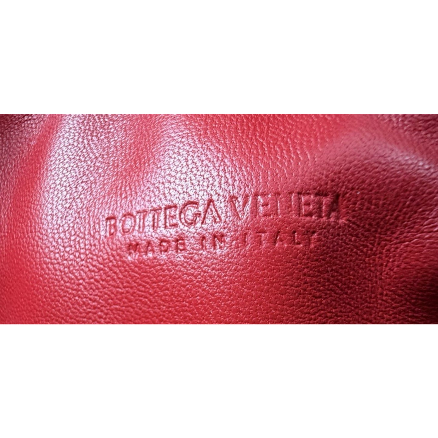 Bottega Veneta Mini Wallace Handbag Red Signature Intrecciato Woven Leather U3