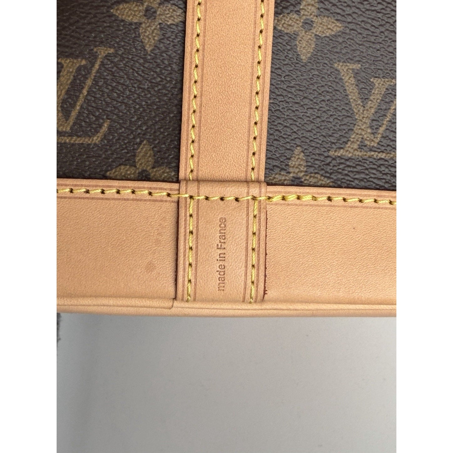 Louis Vuitton Petit Noe Shoulder Bag NM in Brown Monogram Coated Canvas NFC S