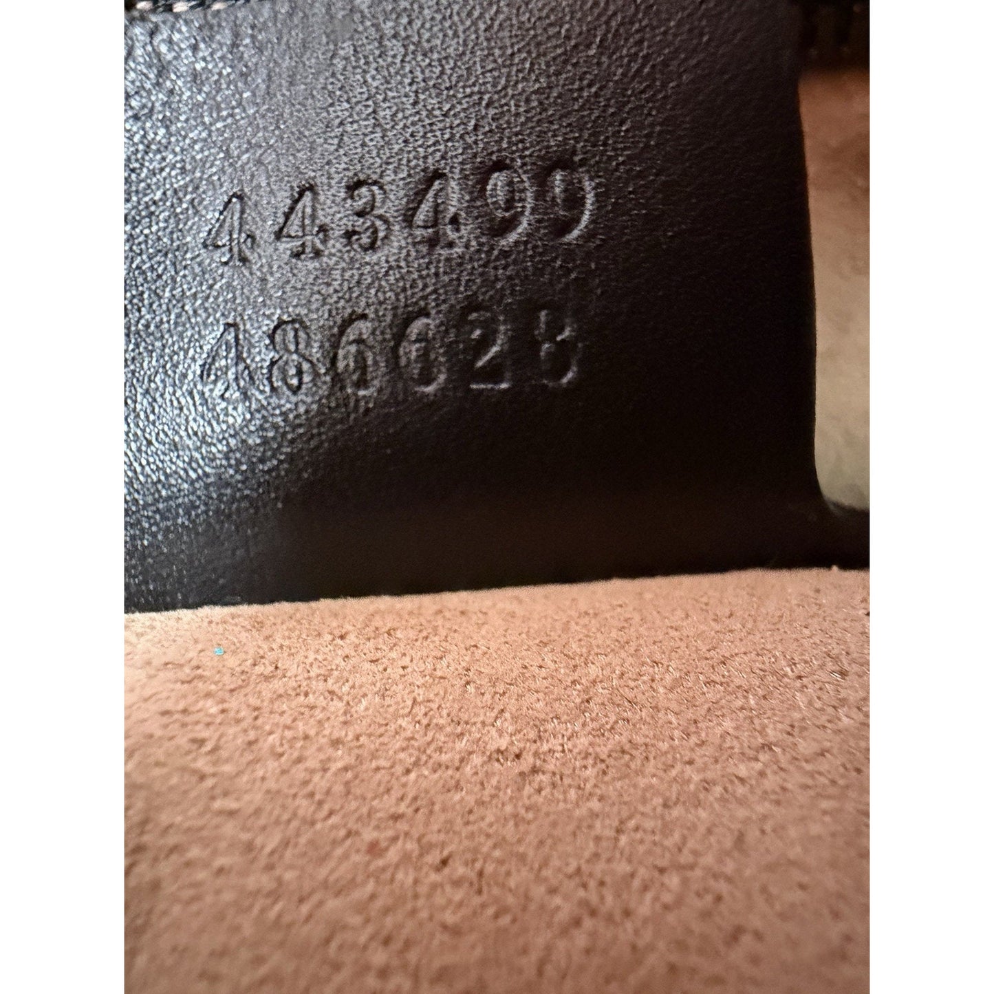 Gucci Ghost GG Marmont Camera Bag Medium in Black Leather with Graffiti Print S1