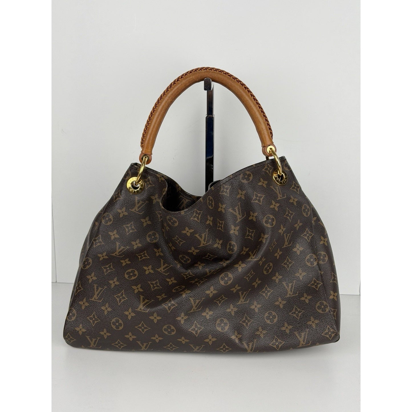 Louis Vuitton Artsy Shoulder Bag MM in Brown LV Monogram Coated Canvas 2011 d-S
