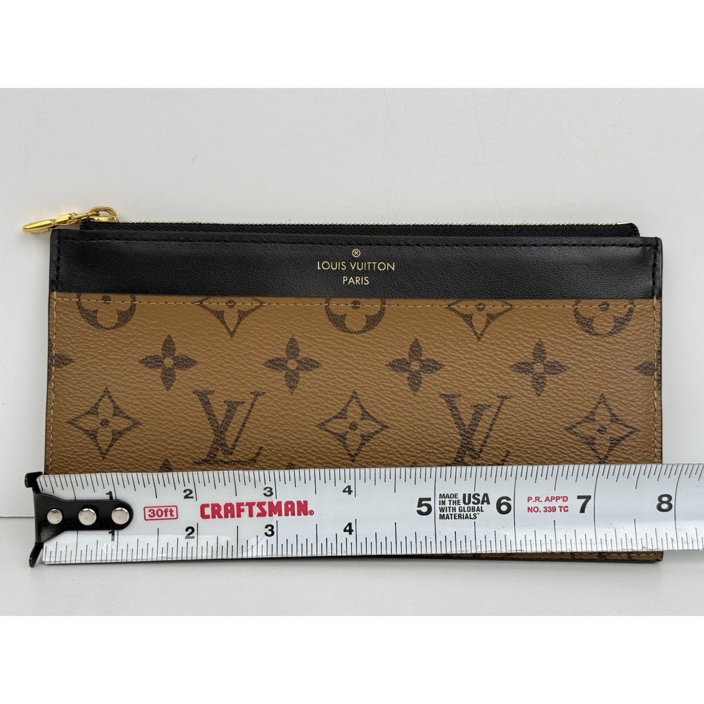 Louis Vuitton Monogram Reverse Slim Purse