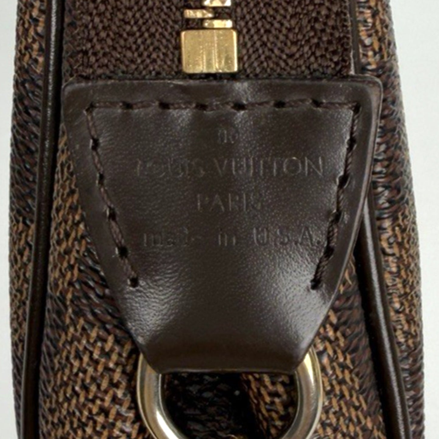 Louis Vuitton Eva Clutch Bag in Damier Ebene Coated Canvas 2017 S02