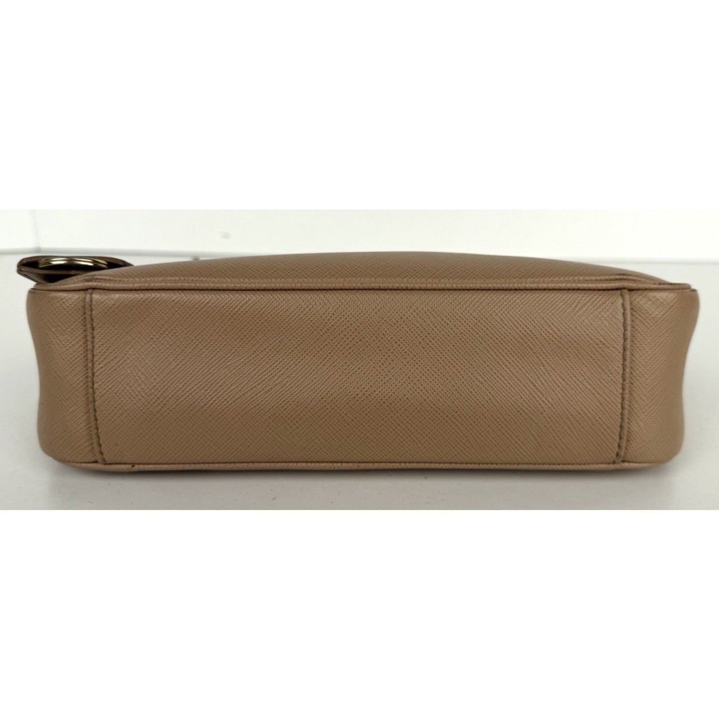 Prada Re-Edition 2005 Saffiano Leather Bag in Cameo Beige S07