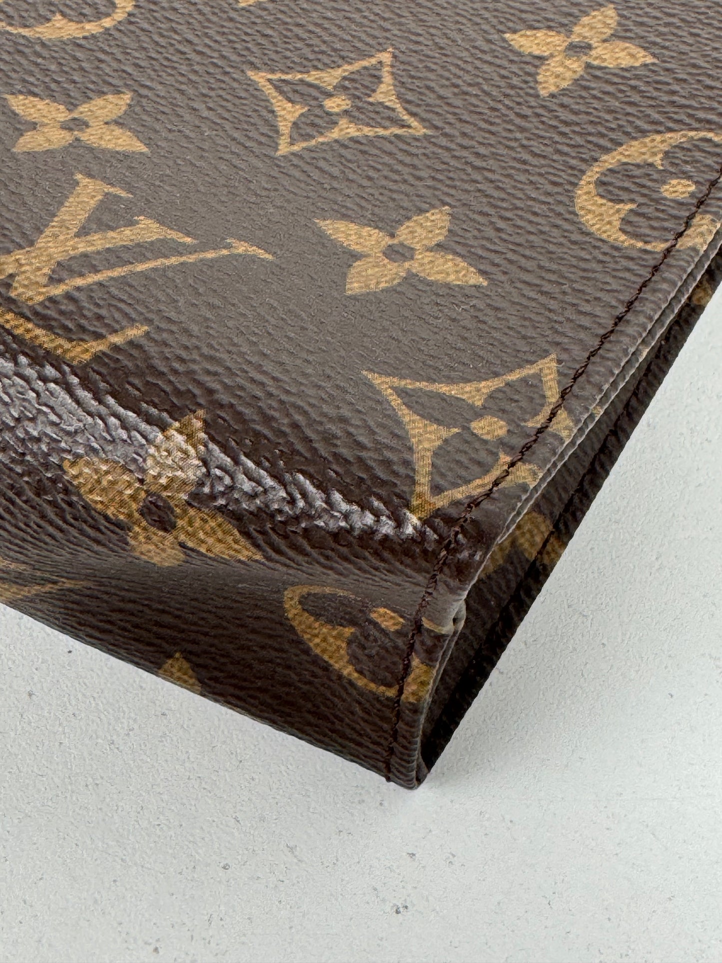 Louis Vuitton Poche Toilette Bag GM in Brown Monogram Coated Canvas 2020 YS15