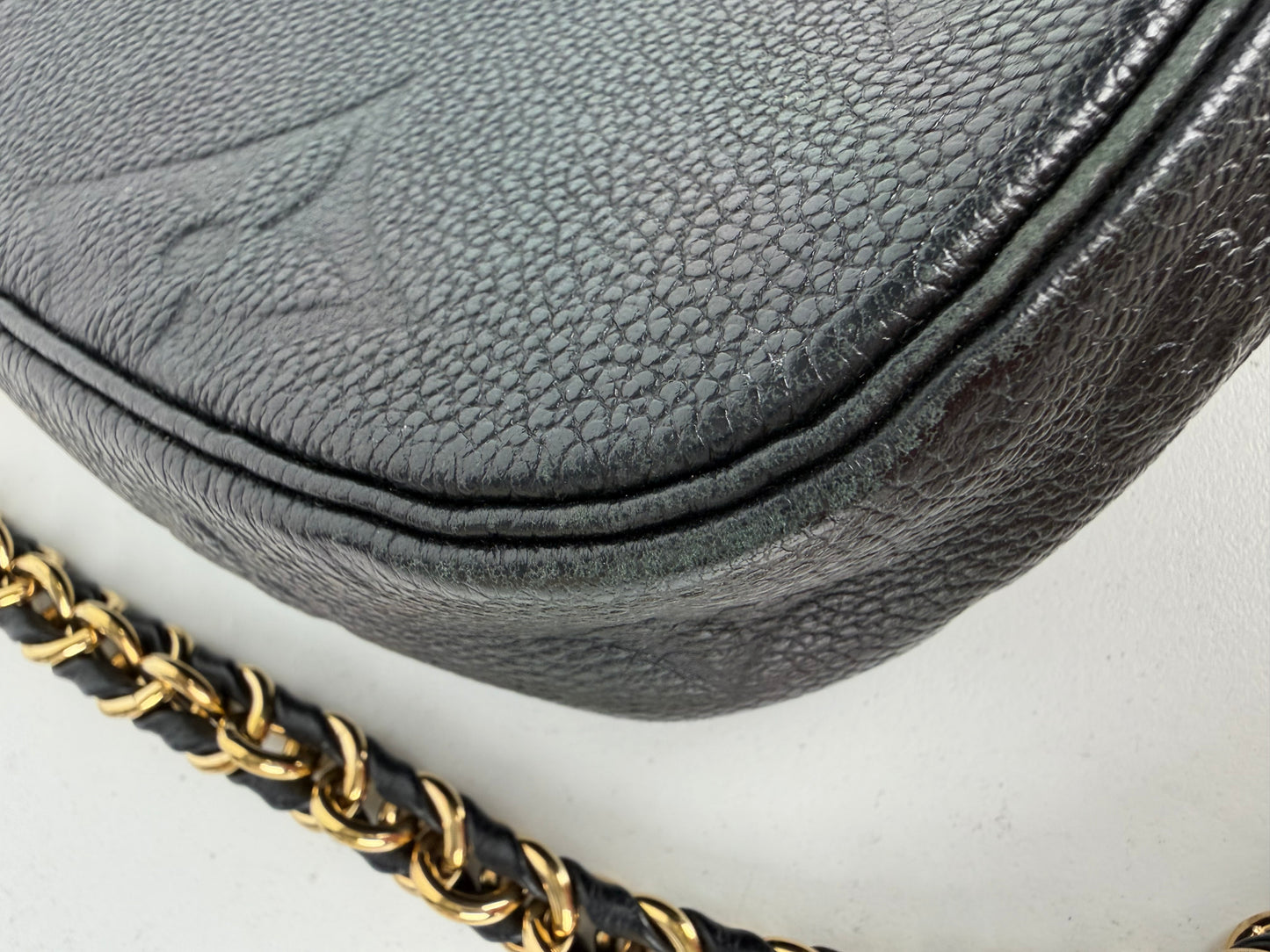 Louis Vuitton Multi Pochette Bag in Black Monogram Empreinte Leather NFC C-9