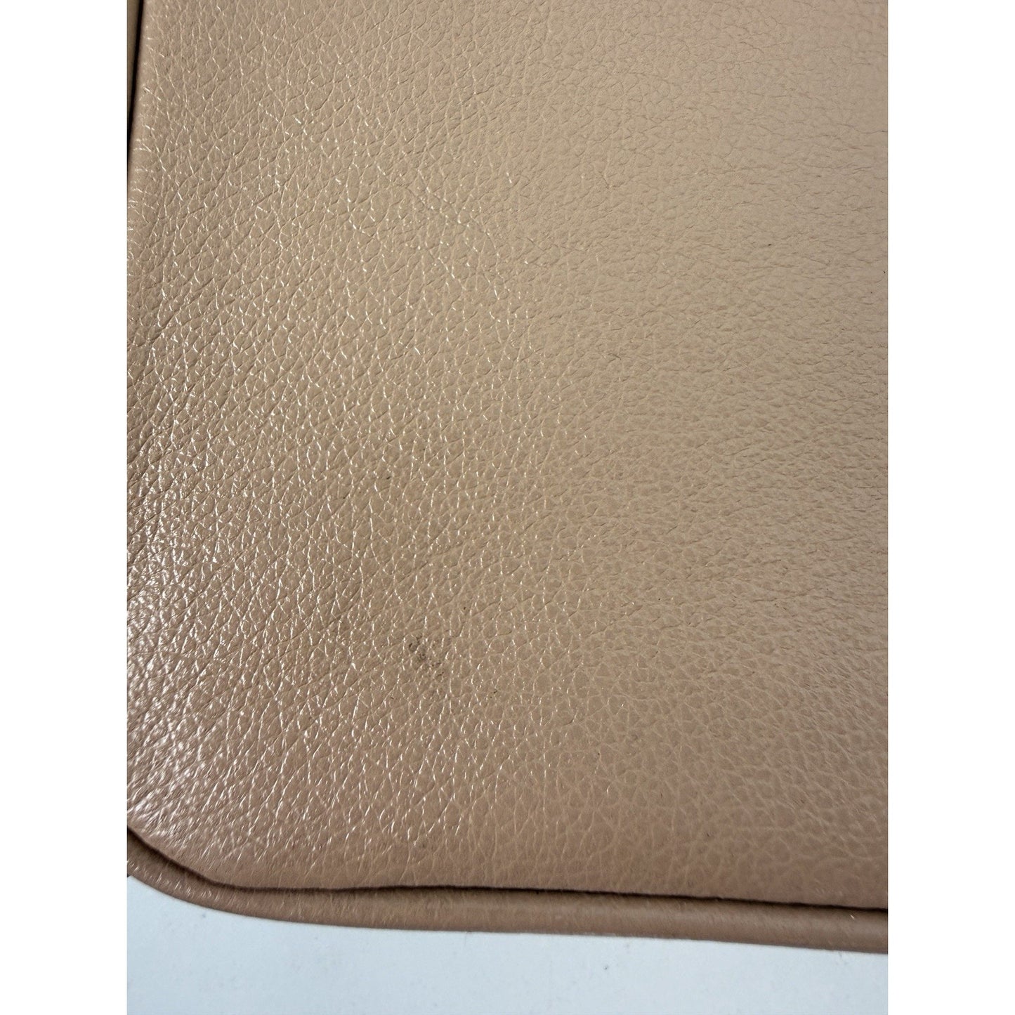 Prada Pattina Glace Studded Crossbody Bag in Neutral Calfskin Leather S-19