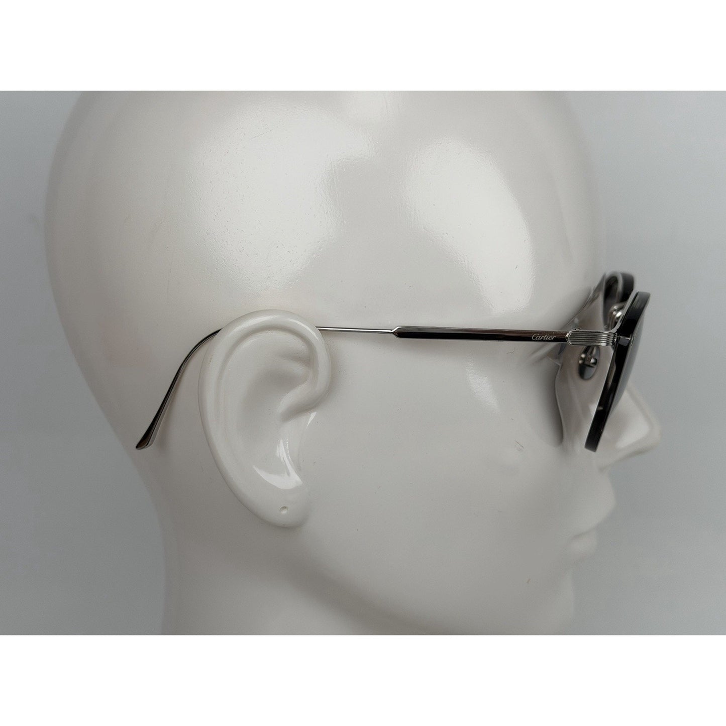Cartier CT0020O Eyeglasses-Frame in Black and Silver