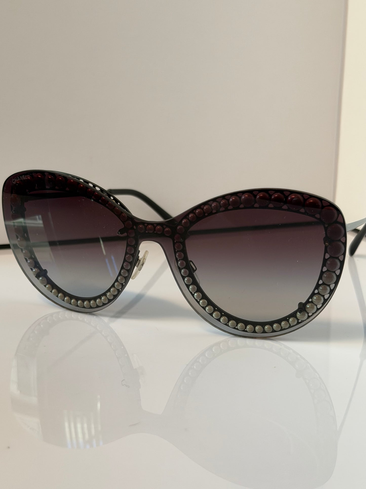 Chanel Interlocking CC Logo Oversize Sunglasses 4236