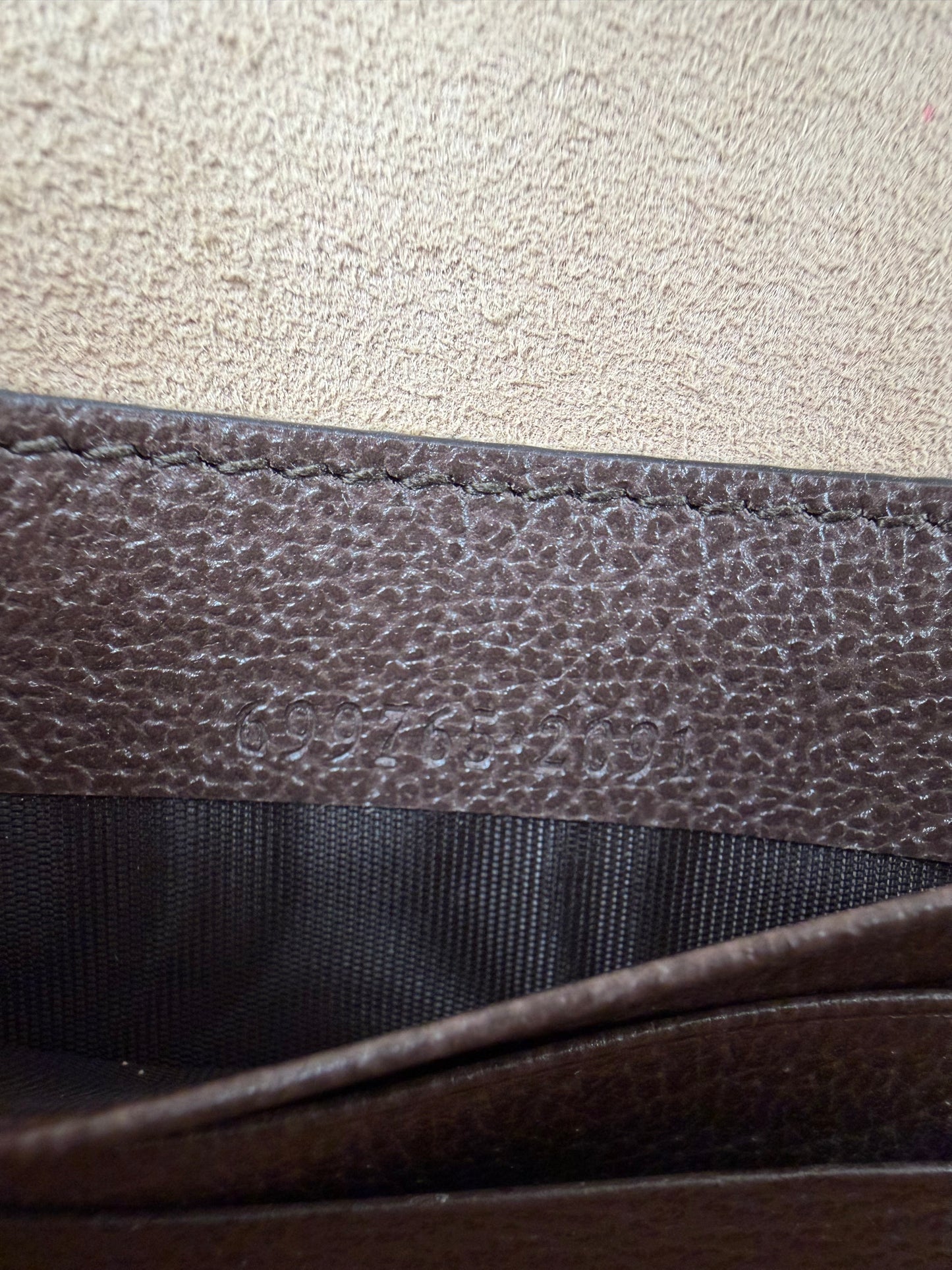 Gucci Ophidia Chain Belt Bag Small in Brown GG Monogram Coated Canvas YS-10