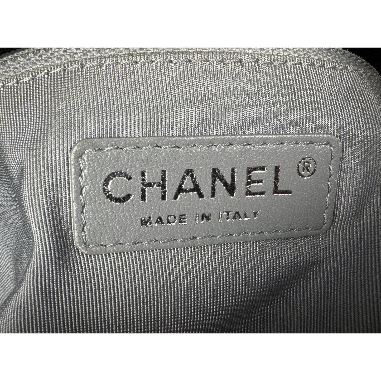 Chanel French Riviera Hobo Caviar Leather Black B-6