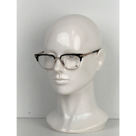 Chrome Hearts Glasses Vertical Smile II Eyeglasses Dark Brown Acetate 54#18 146