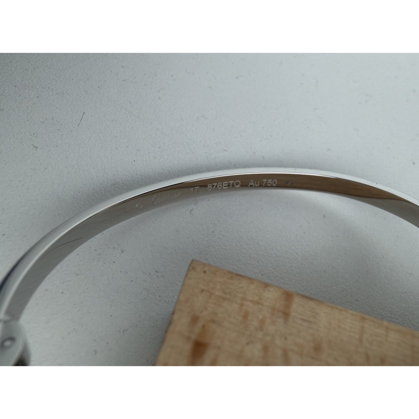 Cartier Love Bracelet Small Model in 18k White Gold with Diamonds