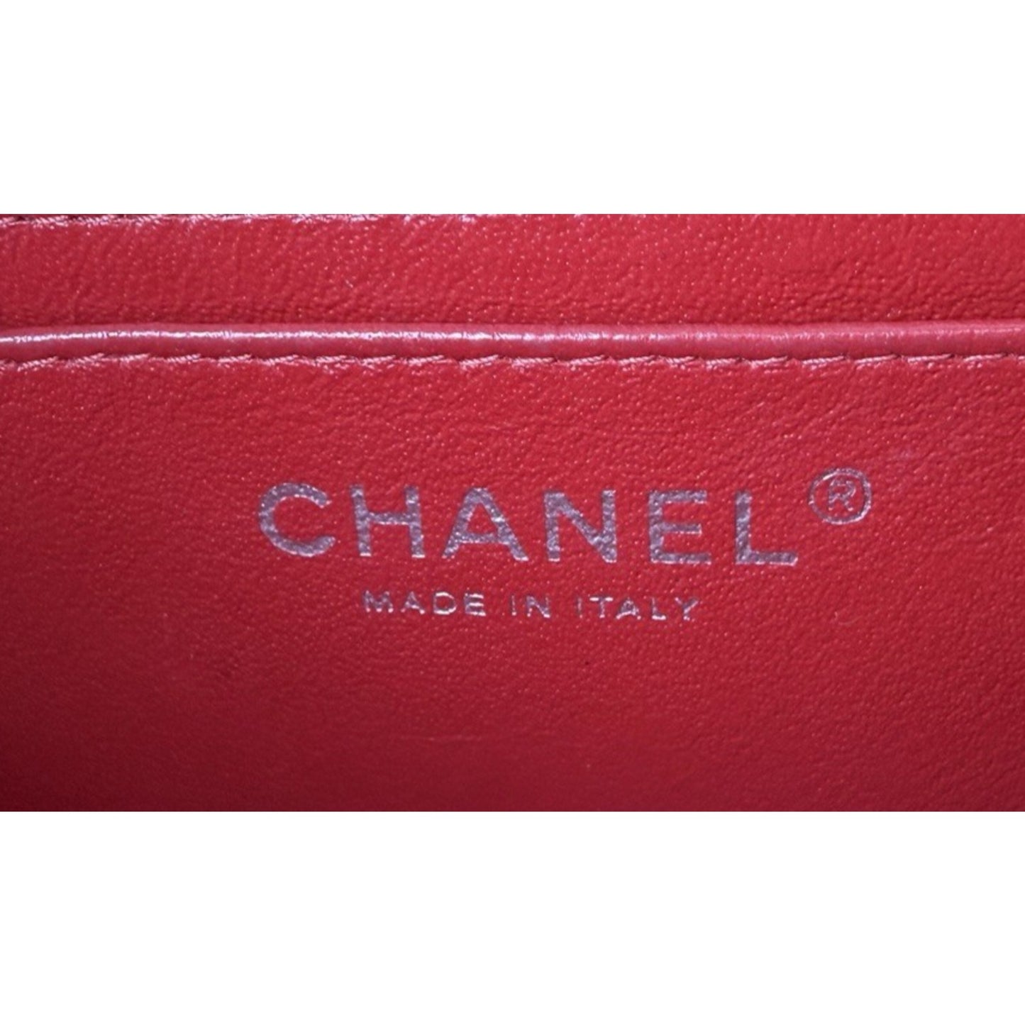 Chanel Classic Mini Rectangular Flap Bag in Red Caviar Leather 2013-2014 B4