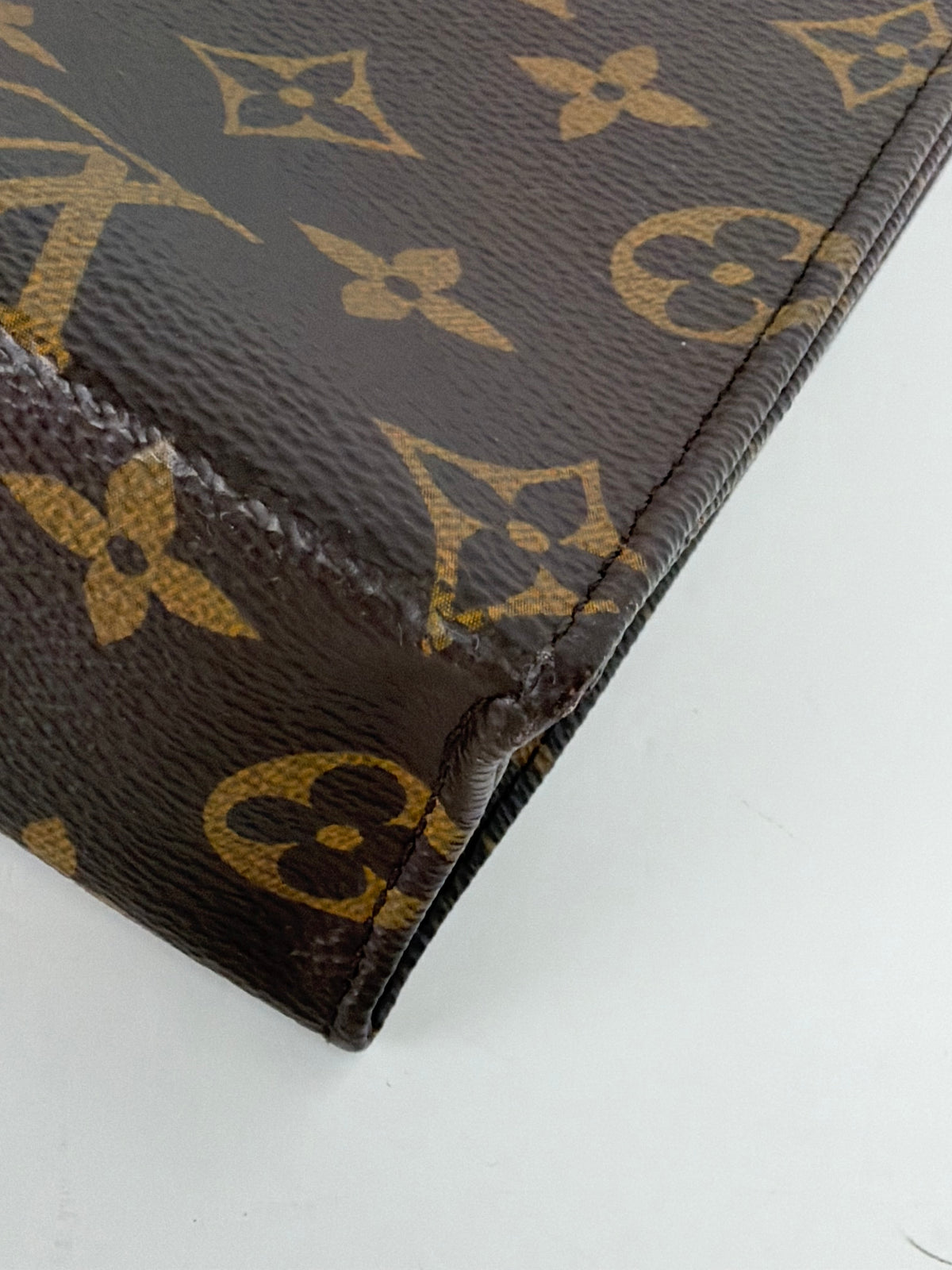 Louis Vuitton Toiletry Pouch 26 in Brown LV Monogram Coated Canvas YS14