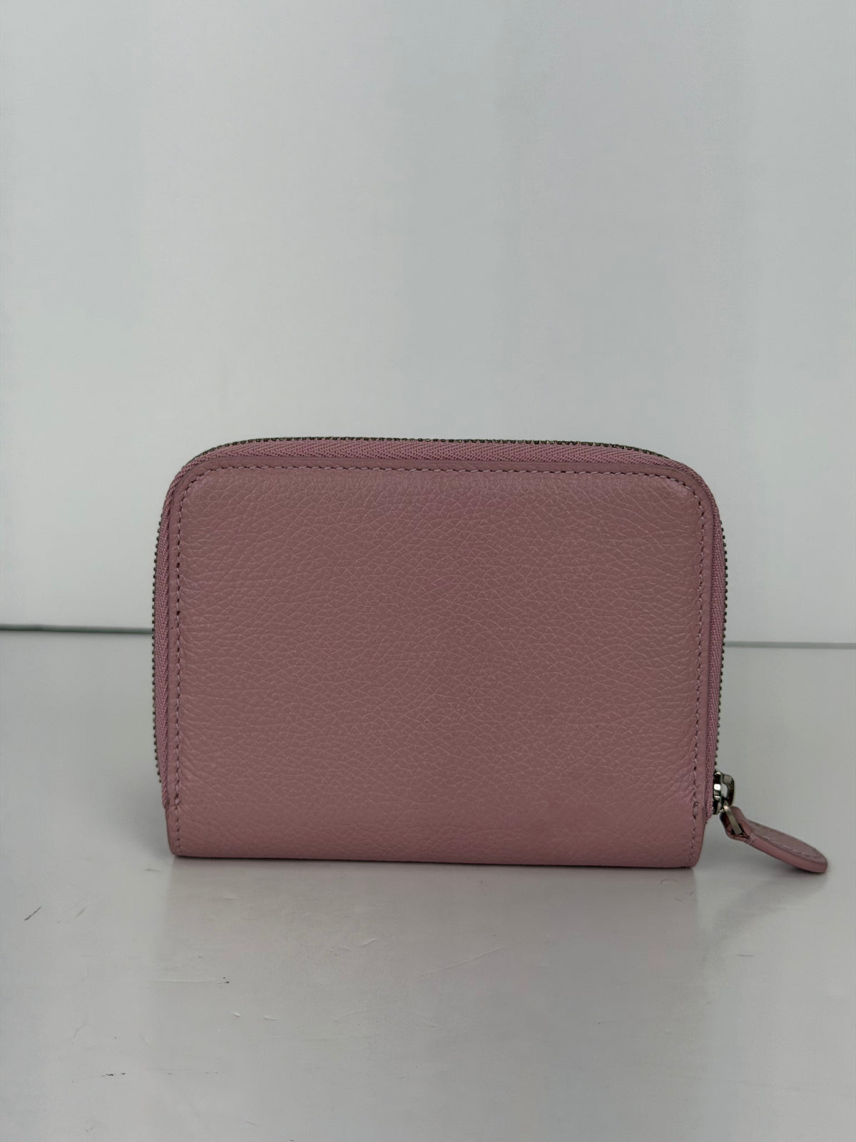 Balenciaga Cash Flap Coin Card Holder in Blush Pink Leather YK2