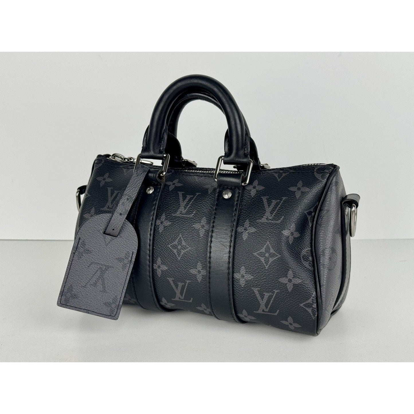 Louis Vuitton Keepall Bandouliere 25 Monogram Eclipse Canvas Bag B-2