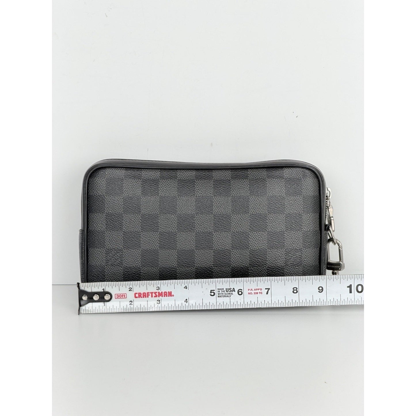 Louis Vuitton Kasai Clutch Black Canvas Damier Graphite Coated Canvas 2018 S17