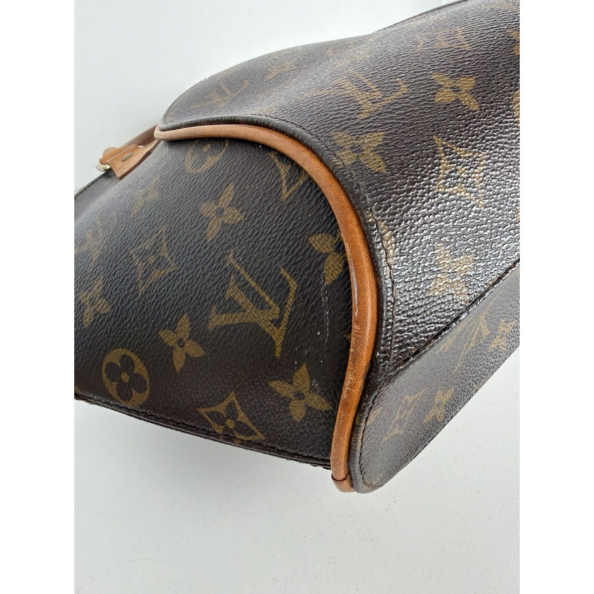 Louis Vuitton Ellipse PM Handbag in Brown LV Monogram Coated Canvas 2000 S08