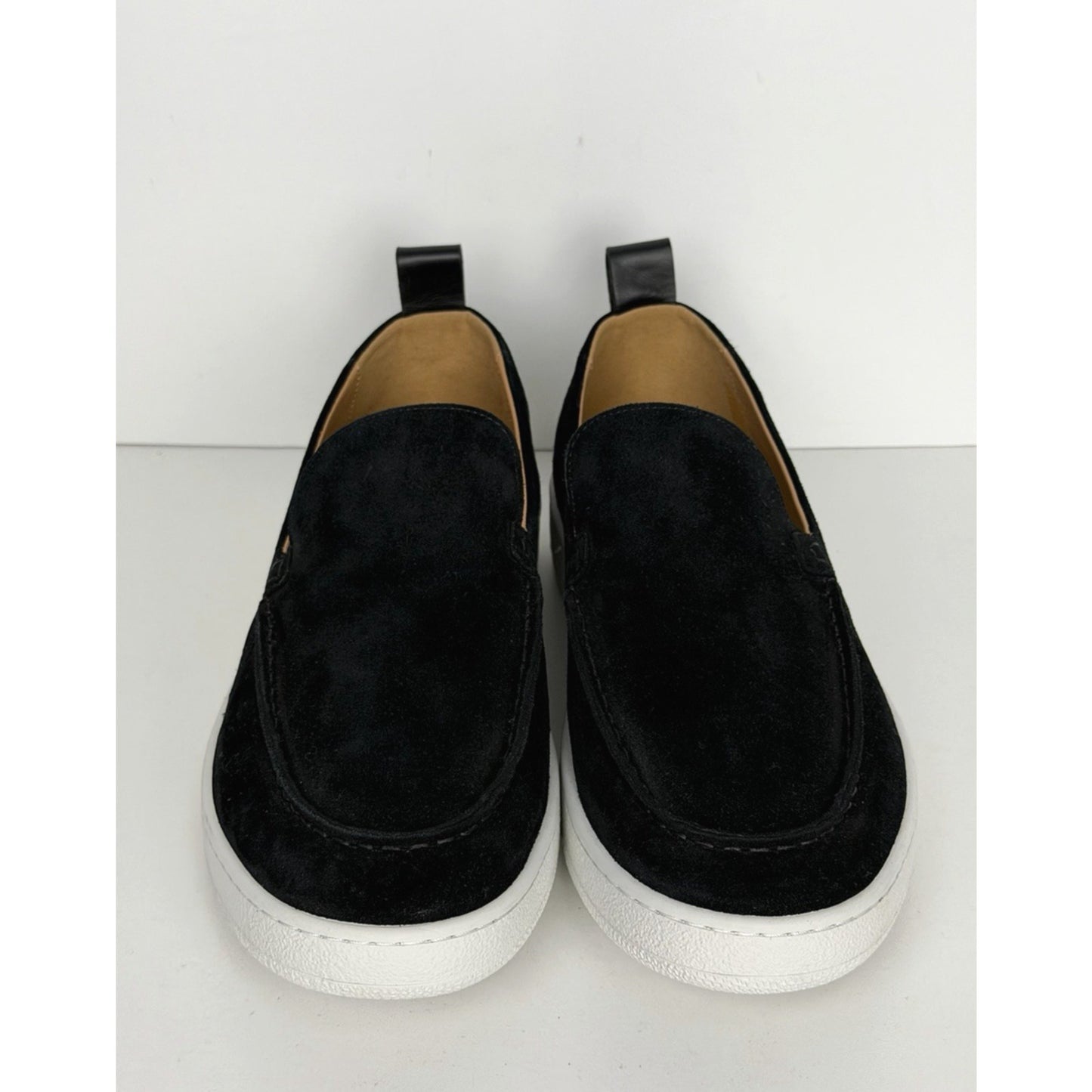 Lanvin Cruiser Suede Moccasin Loafers in Black 46EU (12 US Men)