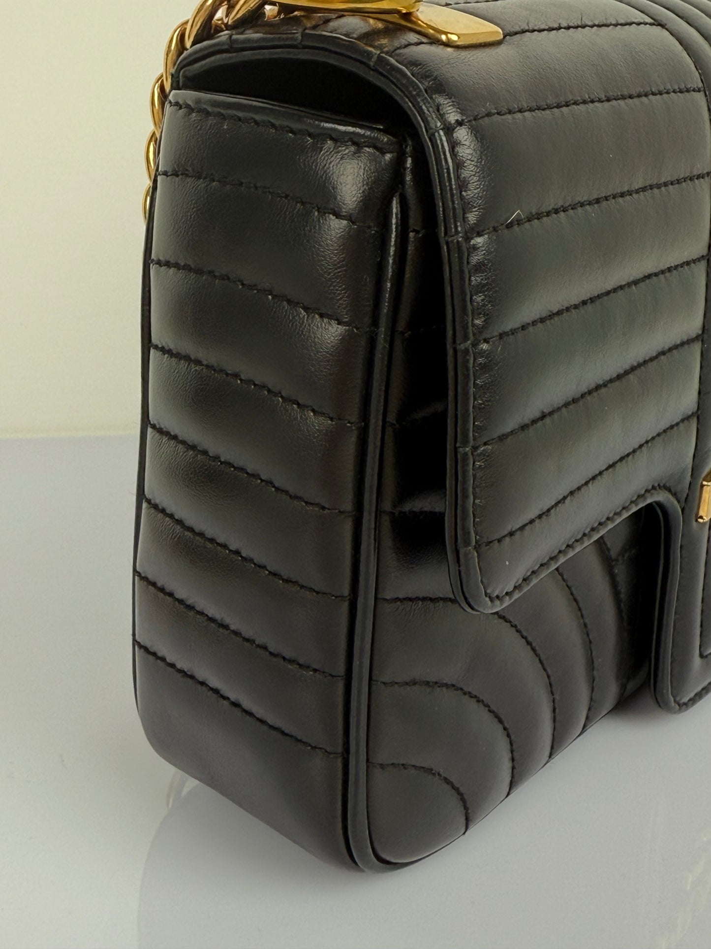 Prada Diagramme Black Leather Should Bag