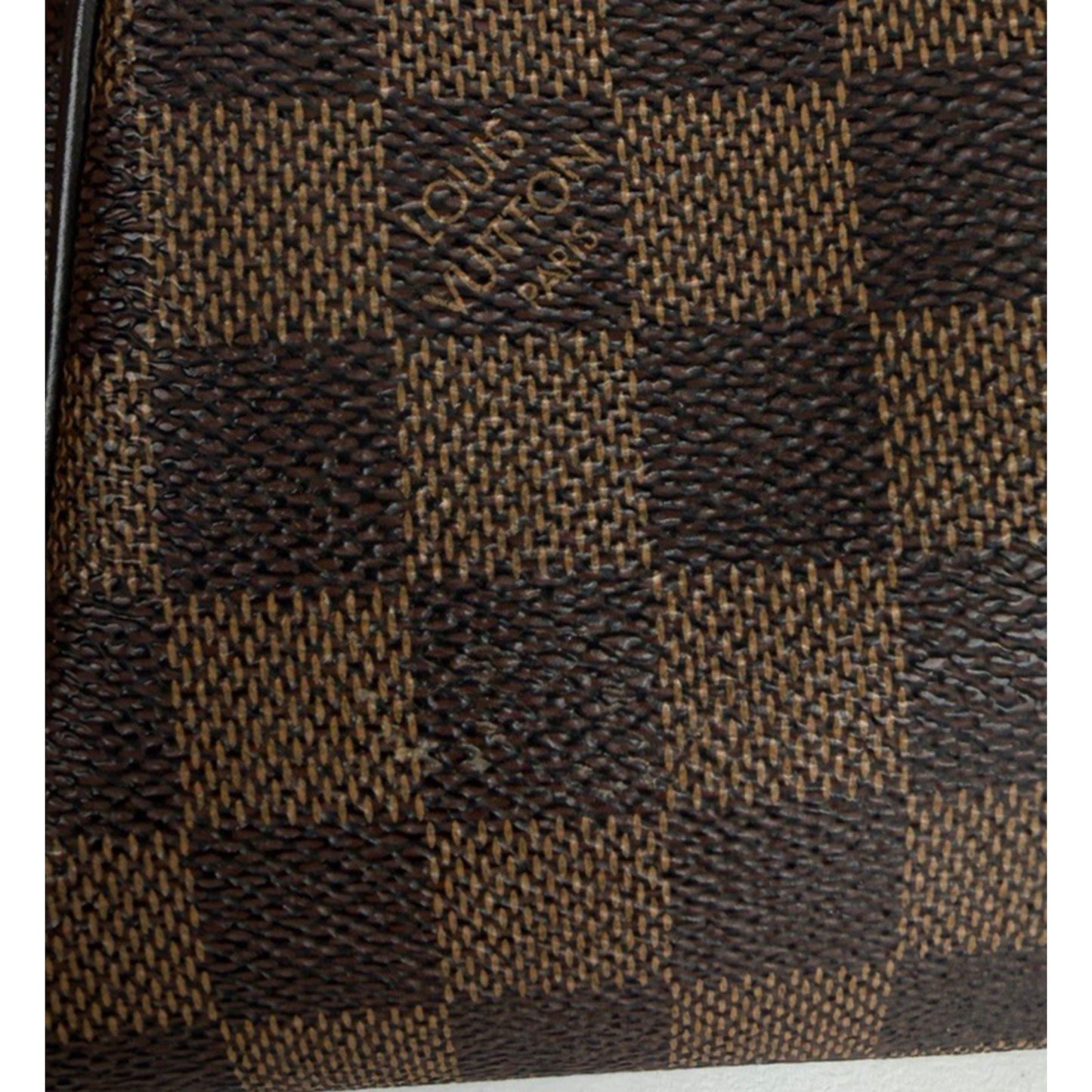 Louis Vuitton Eva Clutch Bag in Damier Ebene Coated Canvas 2017 S02