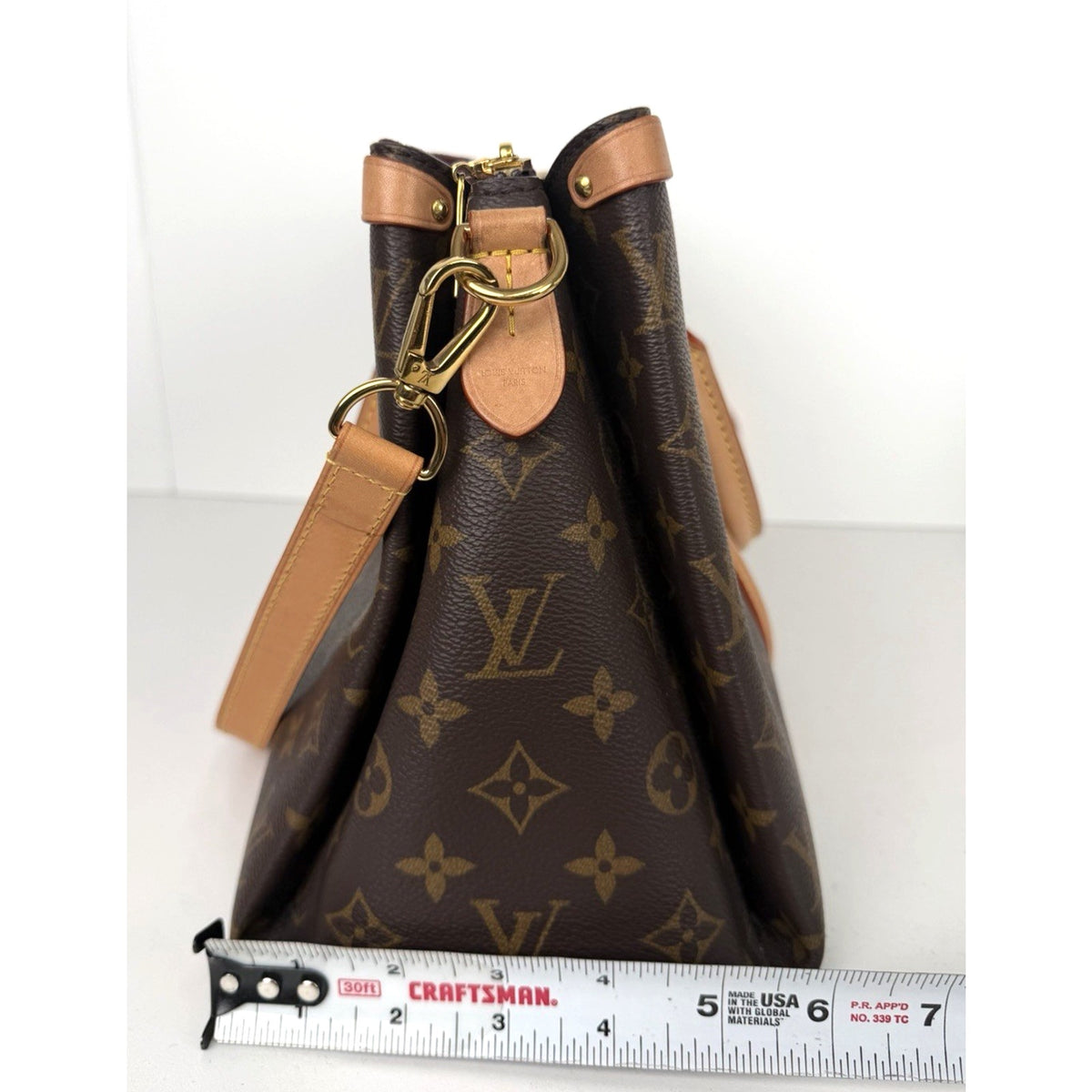 Louis Vuitton Soufflot MM Shoulder Bag LV Monogram Brown Coated Canvas 2020 S21