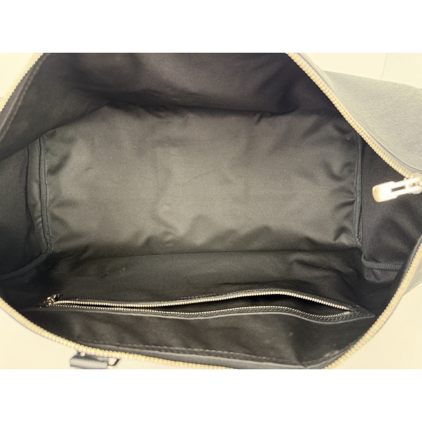 Louis Vuitton Keepall Bandouliere 50 Monogram Eclipse & Black Taiga Leather